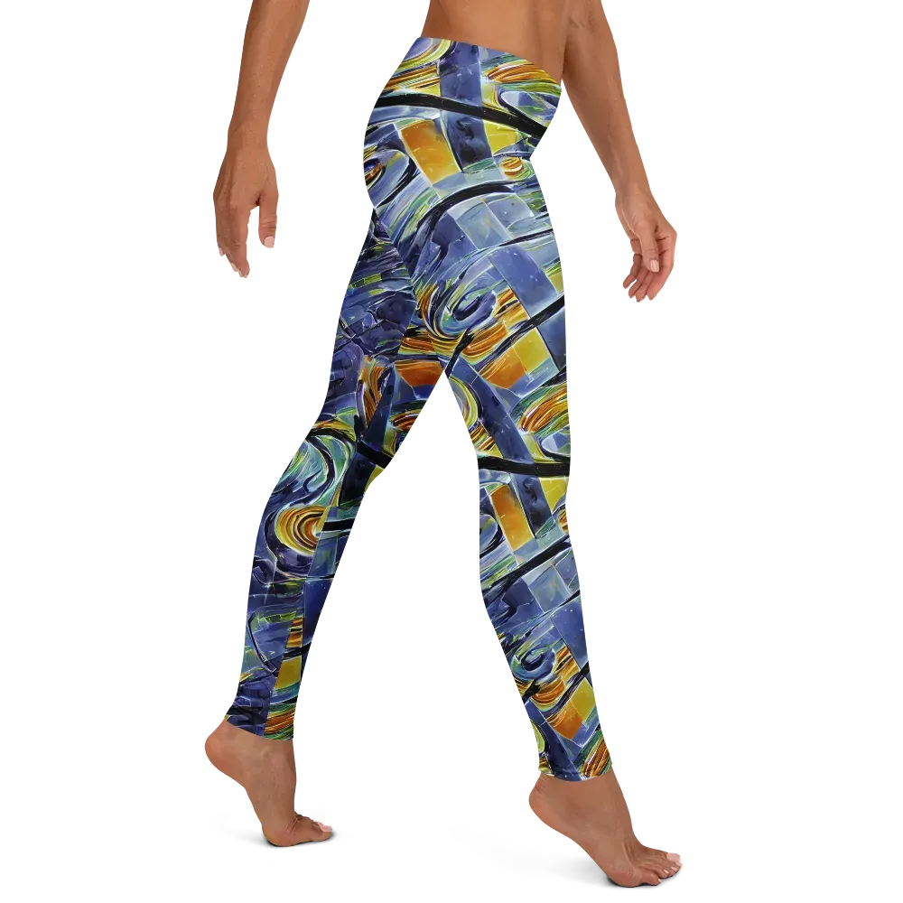 Blue Mercury on Leggings — Right