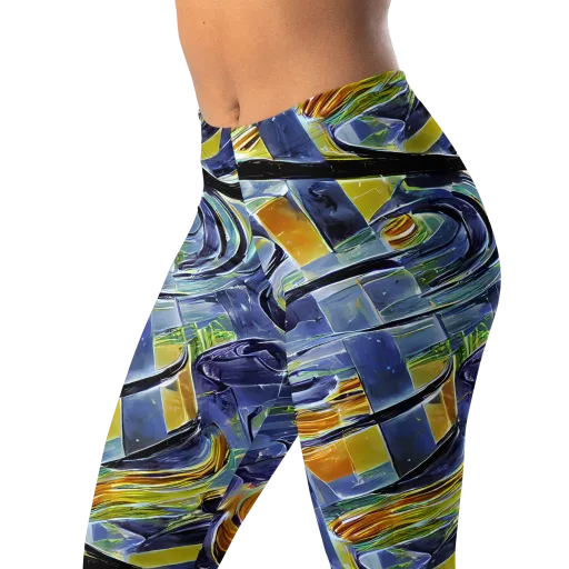 Blue Mercury on a Leggings