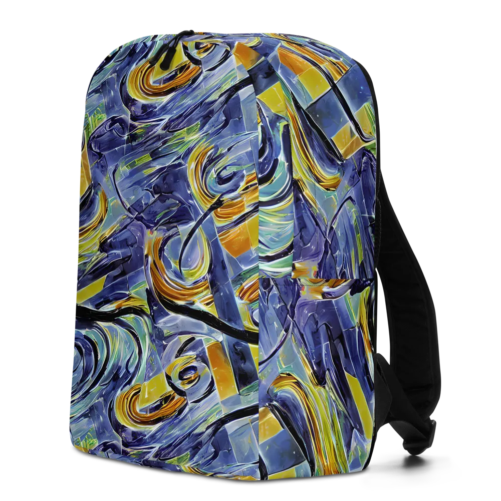 Blue Mercury on Minimalist Backpack — Left
