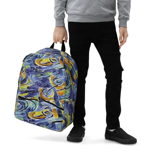 Blue Mercury on a Minimalist Backpack