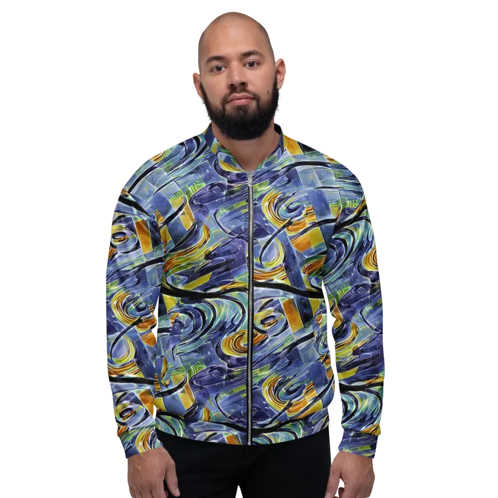 Blue Mercury on Bomber Jacket — Front