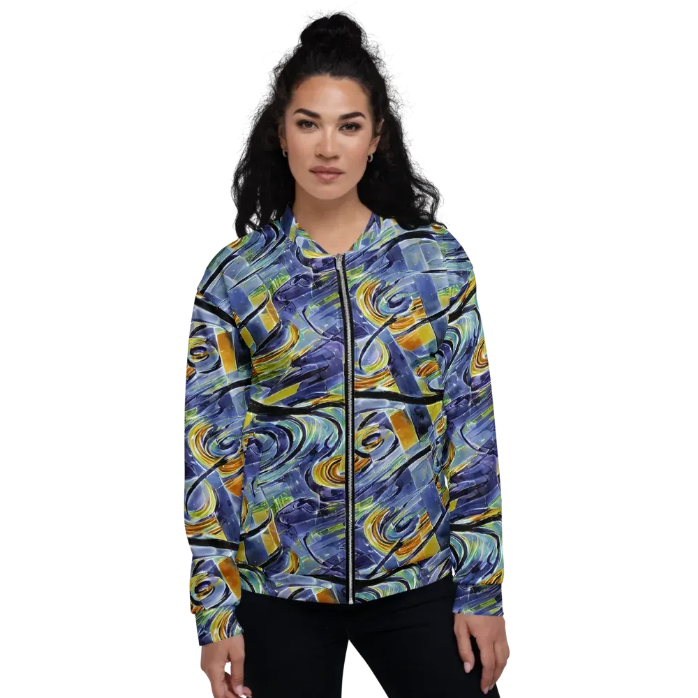 Blue Mercury on Bomber Jacket — Front