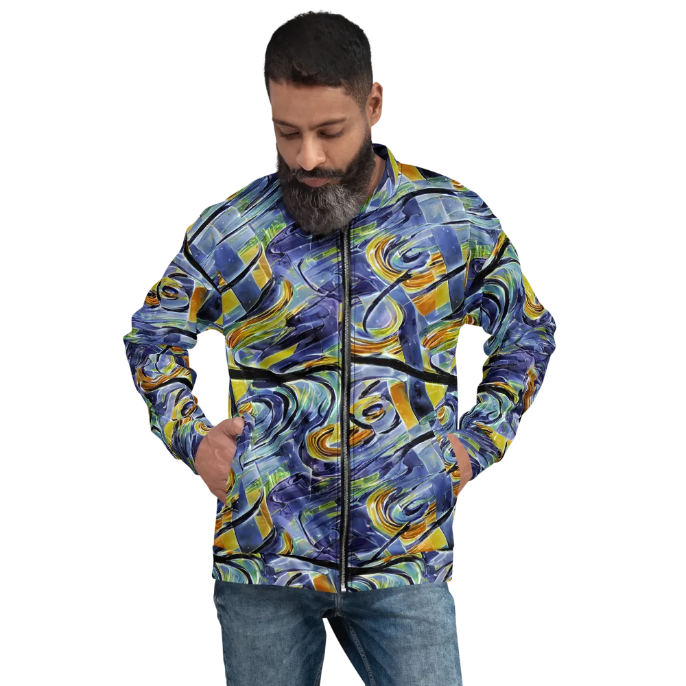 Blue Mercury on Bomber Jacket — Front