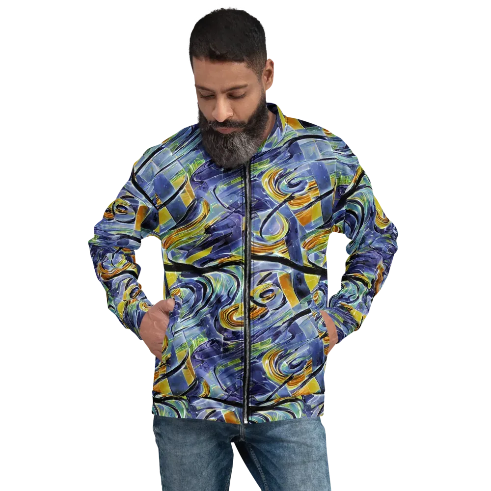 Blue Mercury on Bomber Jacket — Front