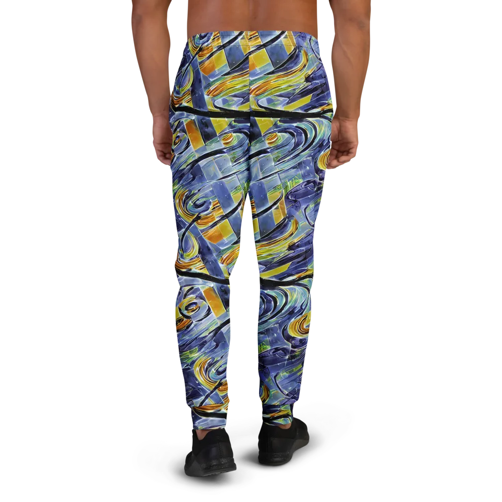 Blue Mercury on Men's Joggers — Back