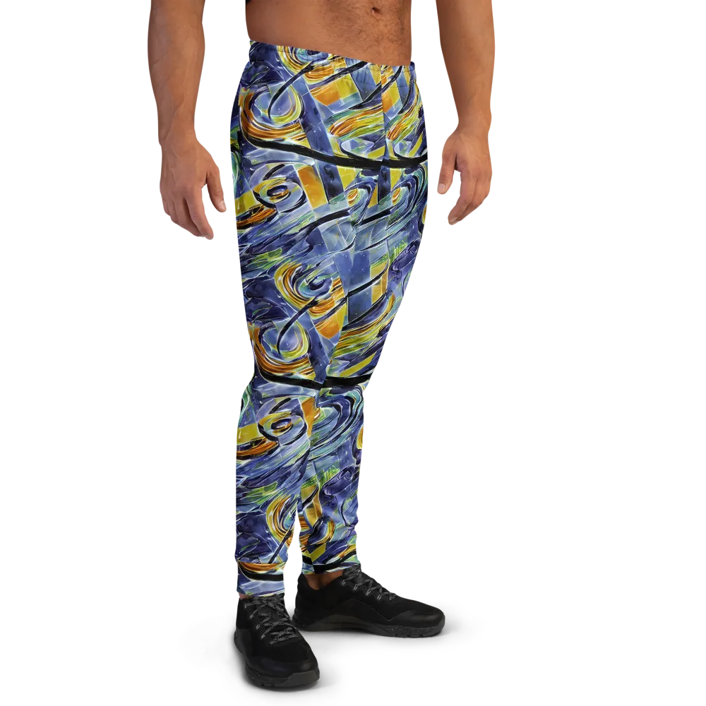 Blue Mercury on Men's Joggers — Right