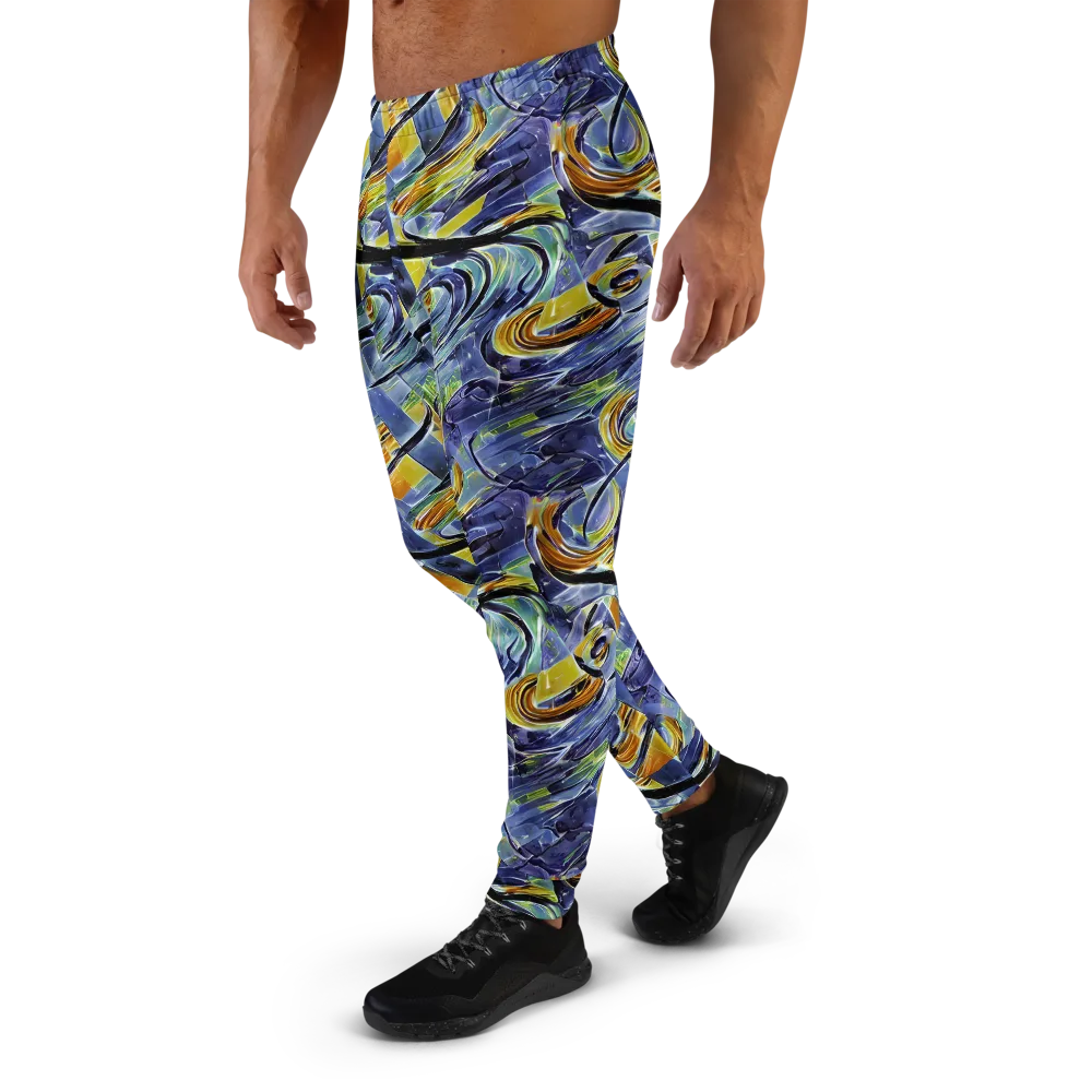 Blue Mercury on Men's Joggers — Left