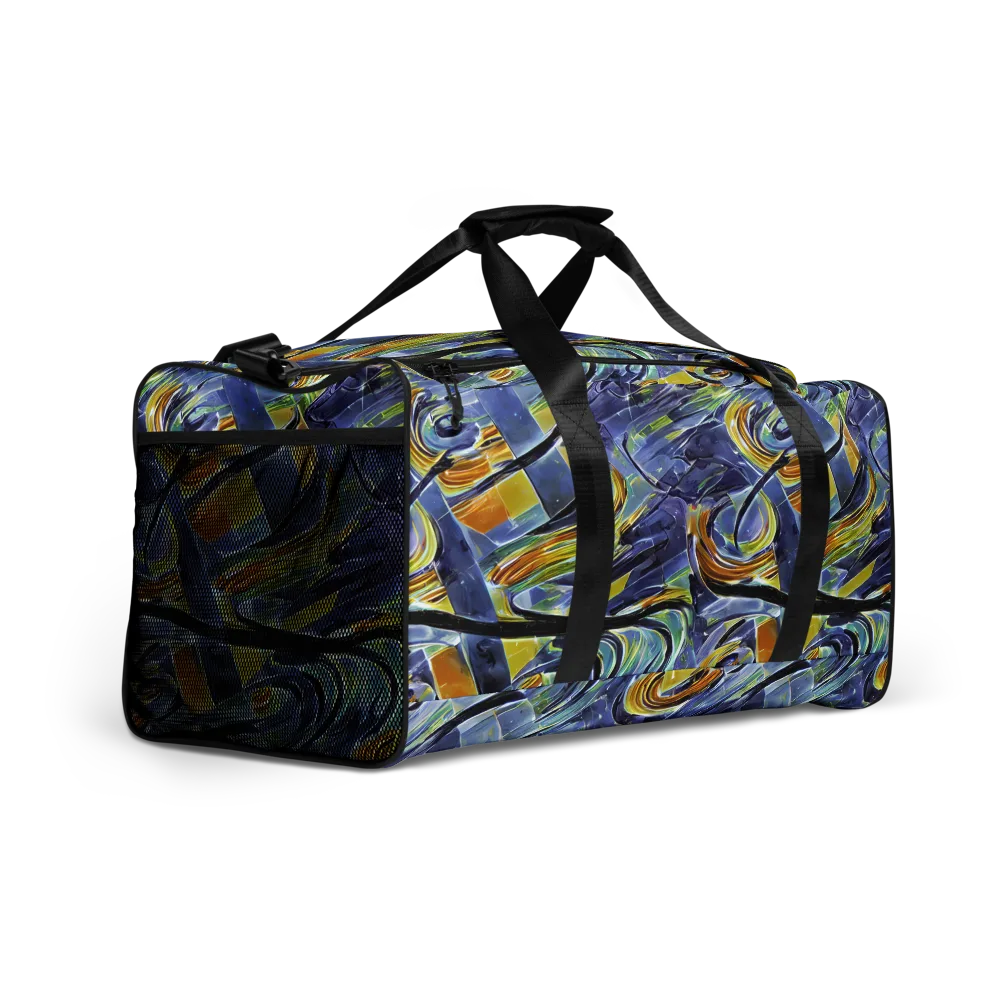 Blue Mercury on Duffle Bag — Right Front