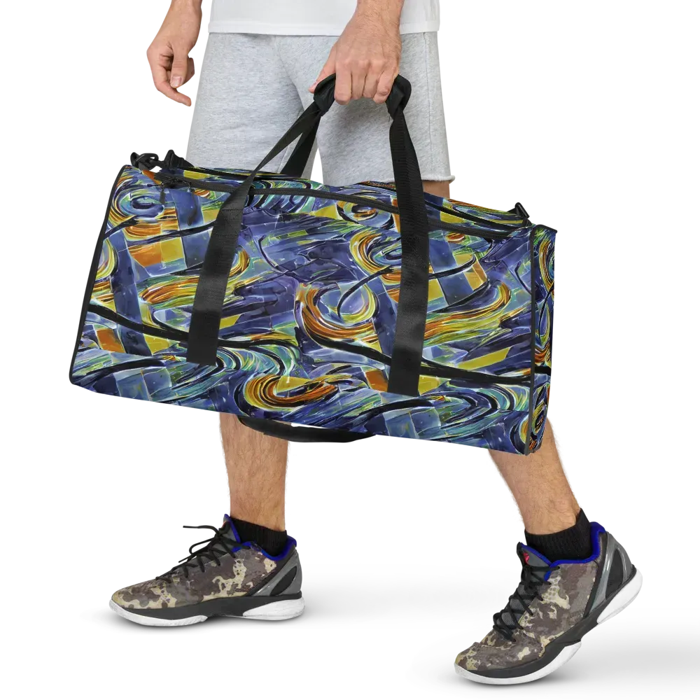 Blue Mercury on Duffle Bag — Front
