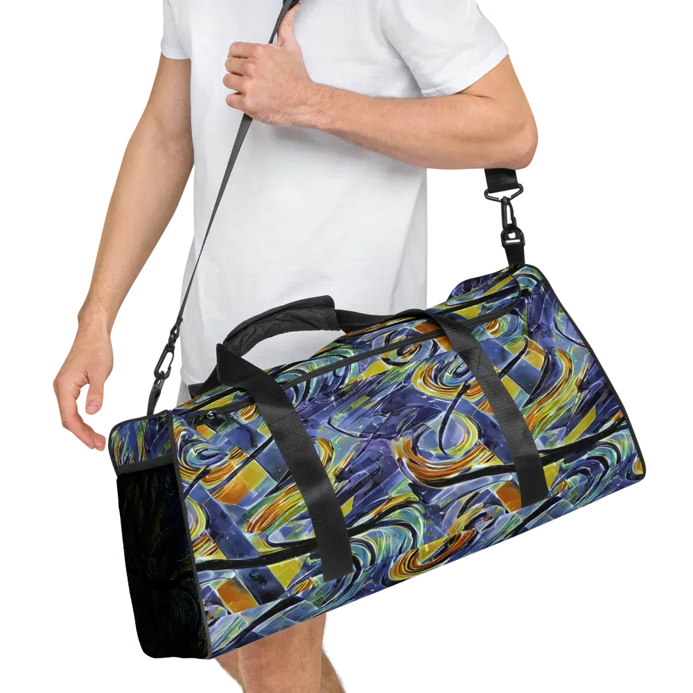 Blue Mercury on Duffle Bag — Right Front