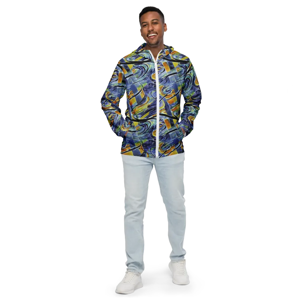 Blue Mercury on Men's Windbreaker — Front