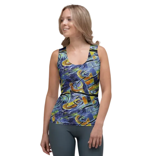 Blue Mercury on a Women's Tank Top