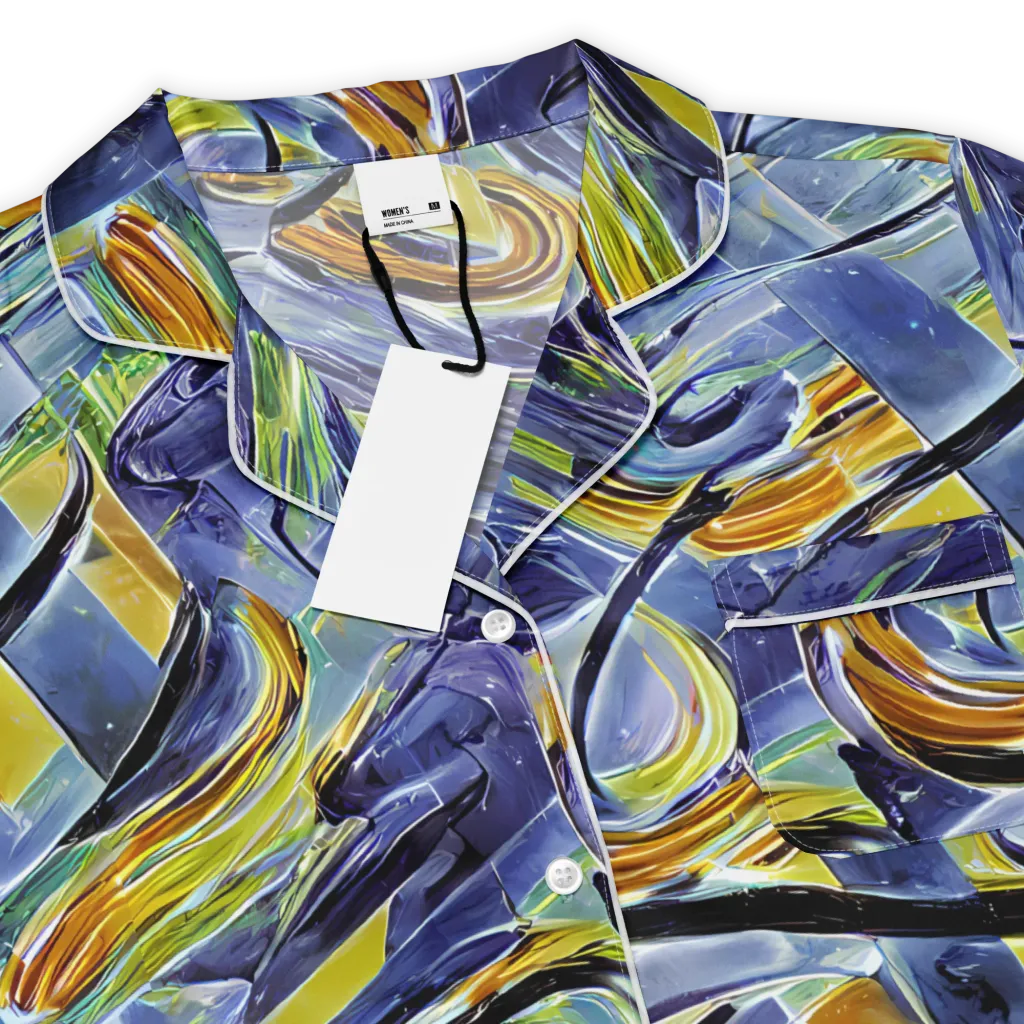 Blue Mercury on Women's Short Sleeve Pajama Top — Product details