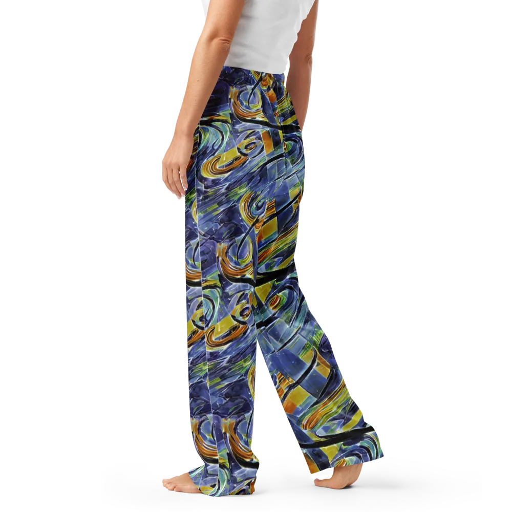 Blue Mercury on Women's Pajama Pants — Left
