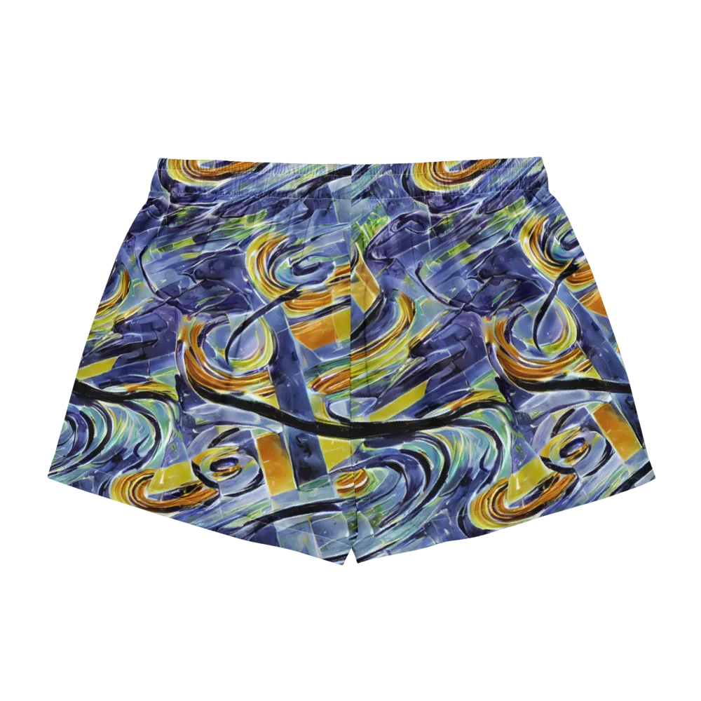 Blue Mercury on Women's Pajama Shorts — Back