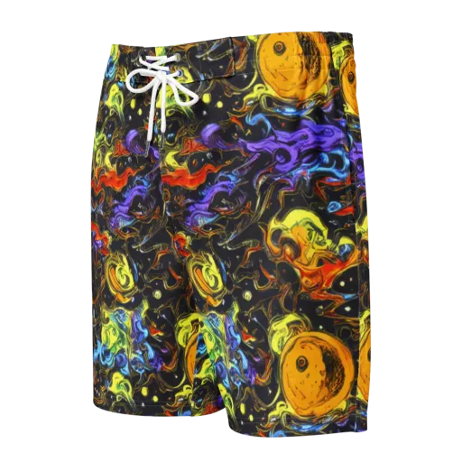 Ultraviolet Ocean on a Men's Board Shorts
