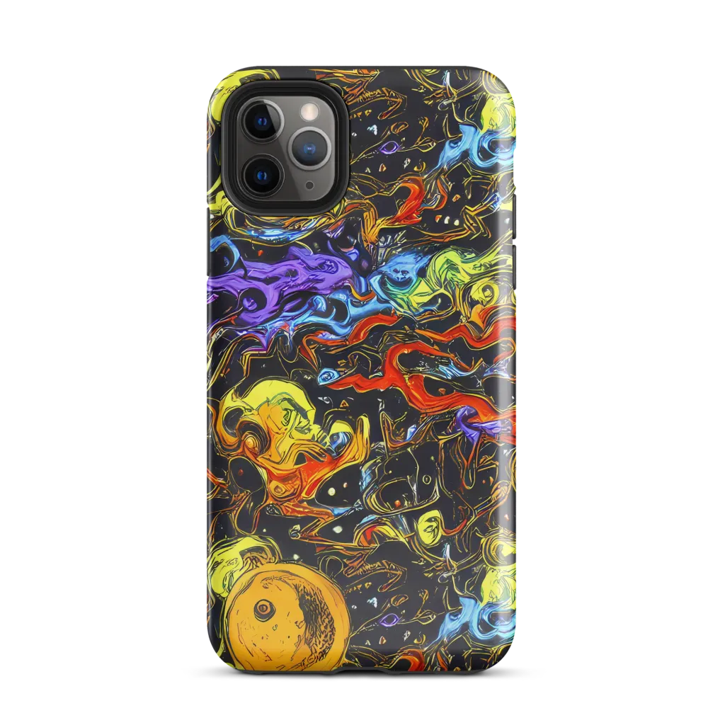 Ultraviolet Ocean on Tough Case for iPhone® — Front