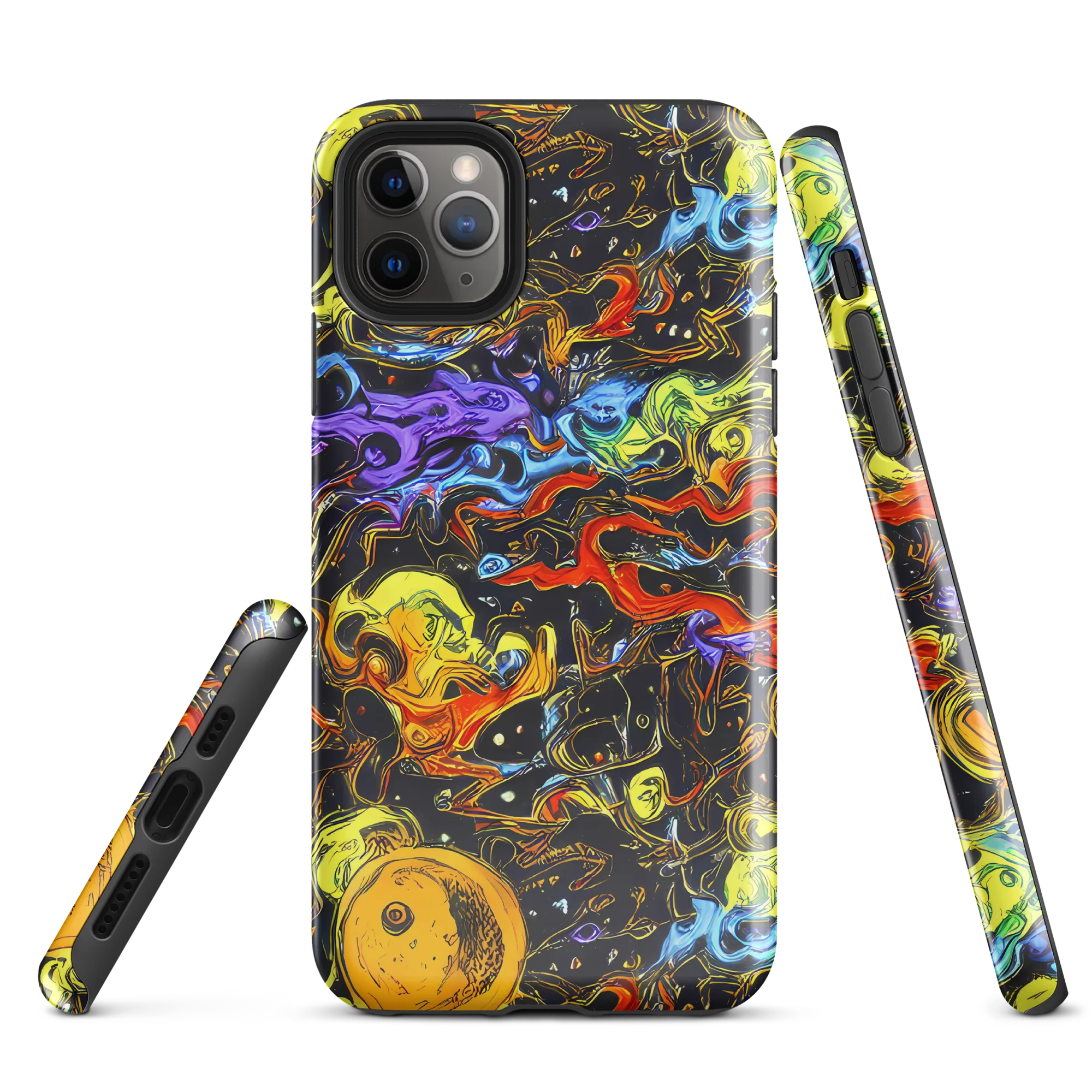 Ultraviolet Ocean on Tough Case for iPhone® — Front