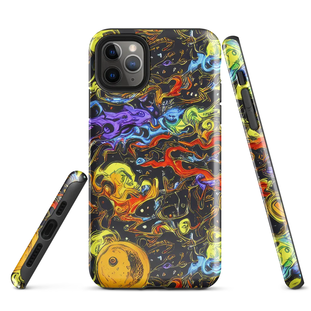 Ultraviolet Ocean on Tough Case for iPhone® — Front