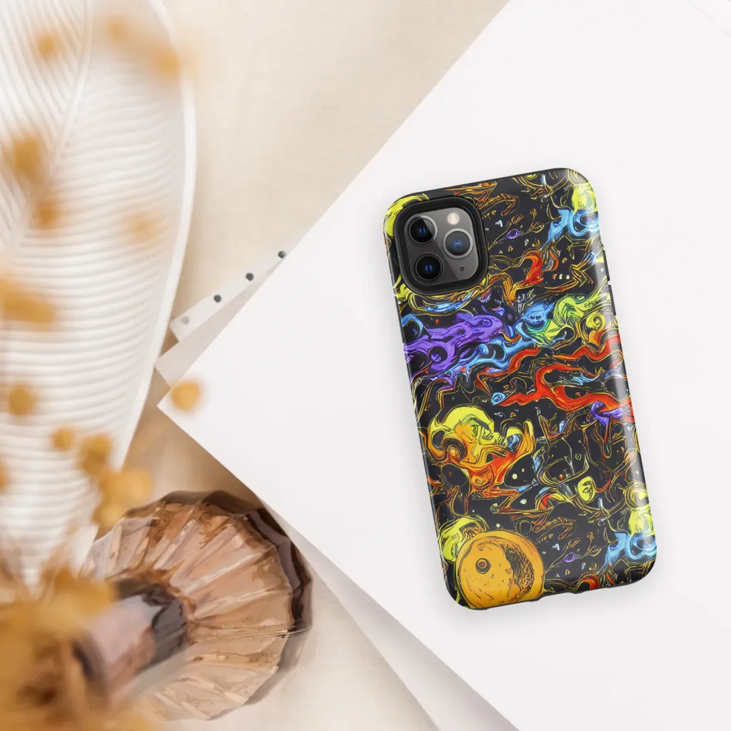 Ultraviolet Ocean on Tough Case for iPhone® — Front