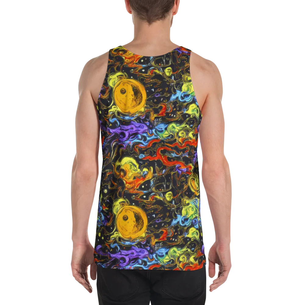 Ultraviolet Ocean on Men's Tank Top — Back
