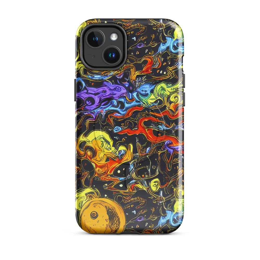 Ultraviolet Ocean on MagSafe Tough Case for iPhone® — Front
