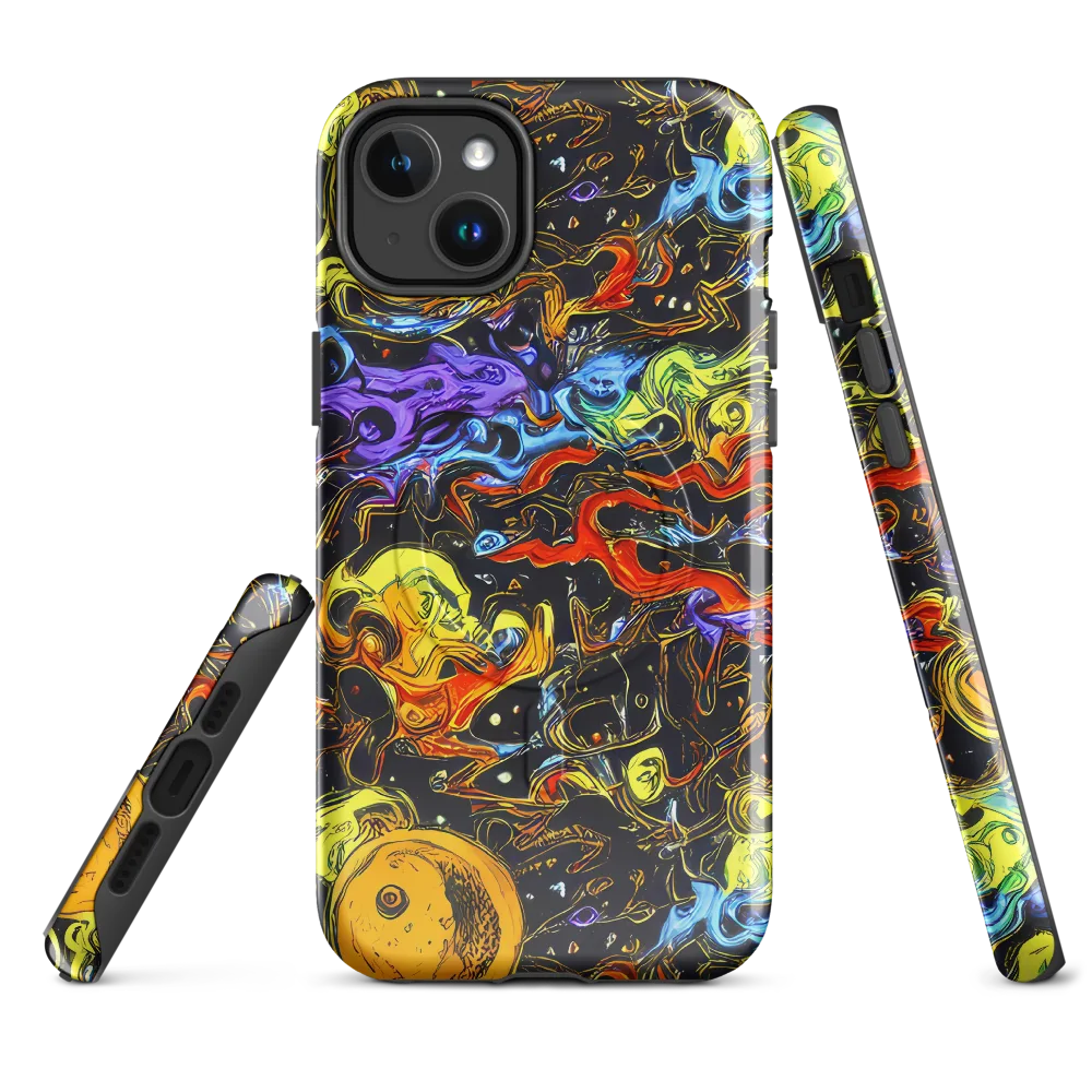 Ultraviolet Ocean on MagSafe Tough Case for iPhone® — Front