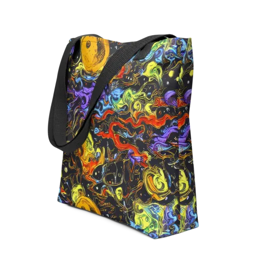 Ultraviolet Ocean on a Tote Bag