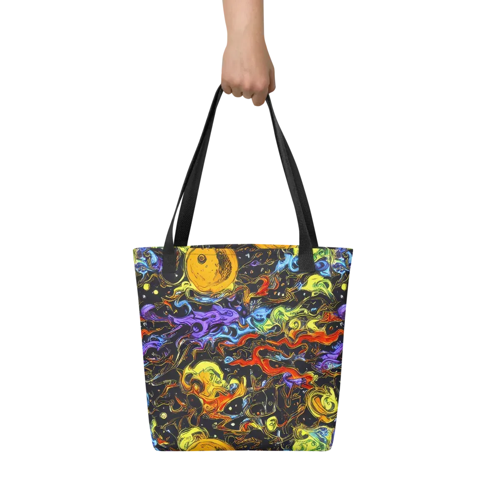 Ultraviolet Ocean on Tote Bag — Front