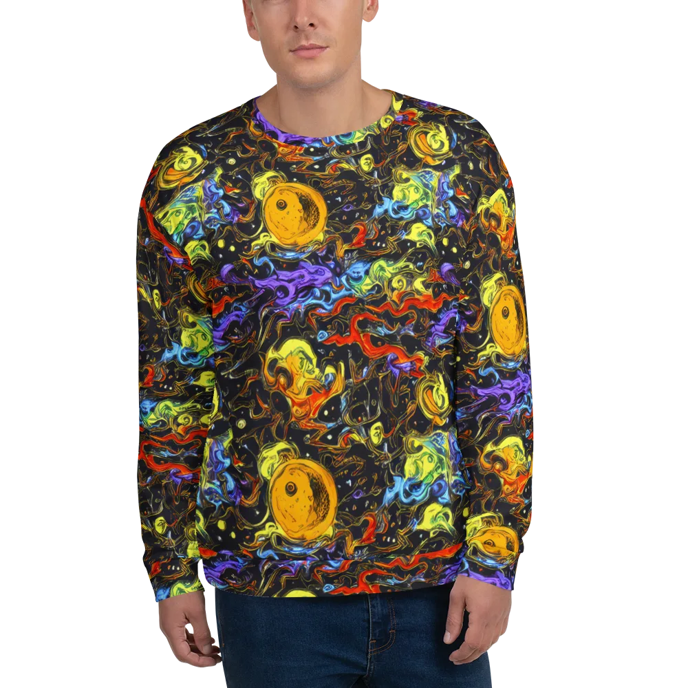 Ultraviolet Ocean on Sweatshirt — Front