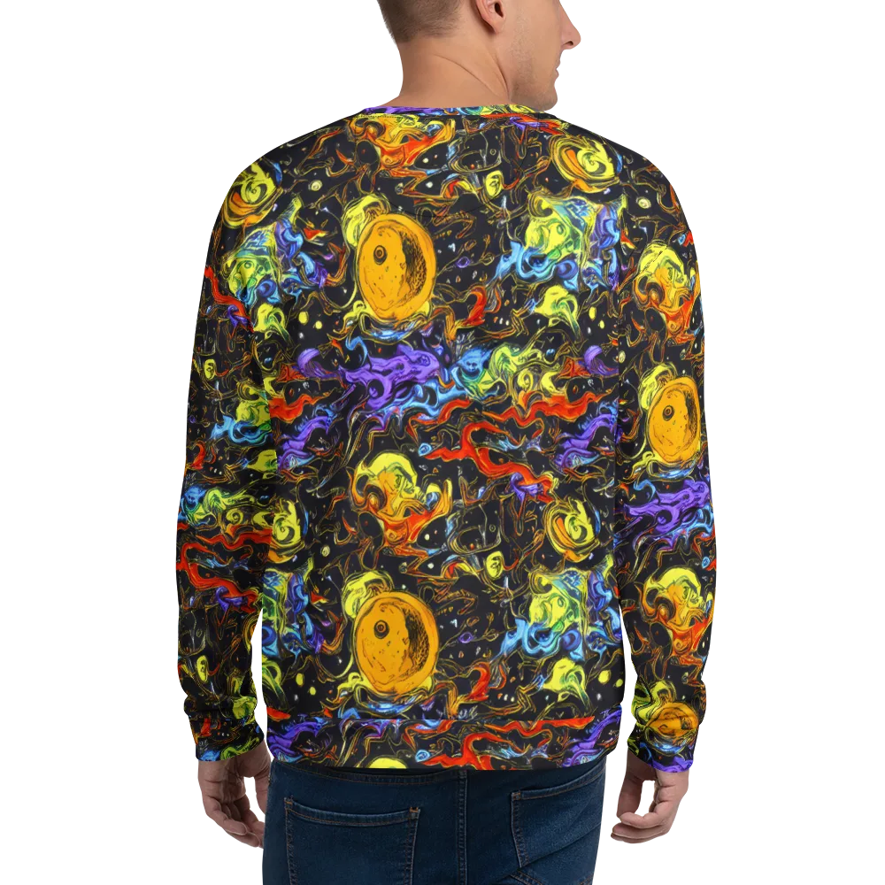 Ultraviolet Ocean on Sweatshirt — Back