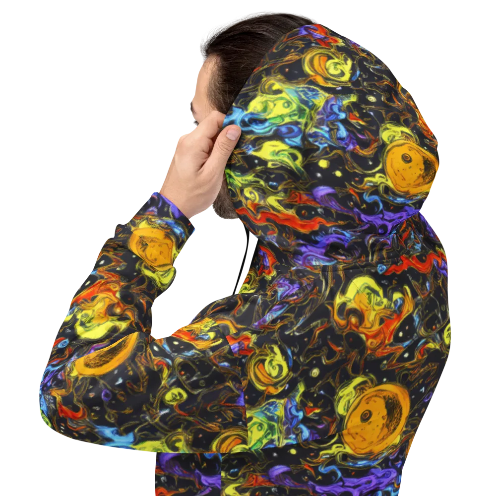 Ultraviolet Ocean on Hoodie — Back