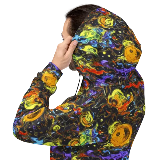 Ultraviolet Ocean on a Hoodie