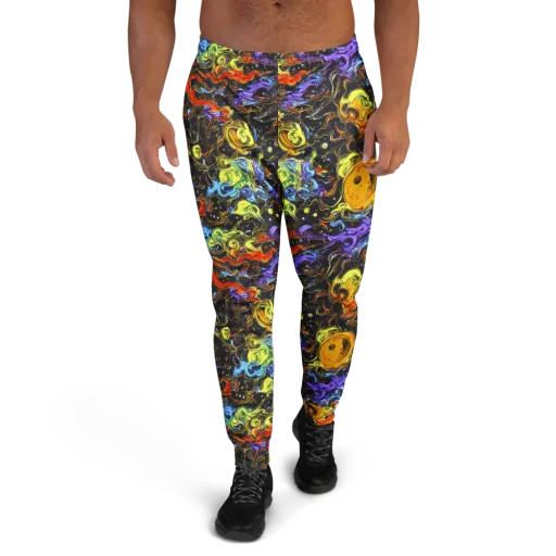 Ultraviolet Ocean on a Men's Joggers