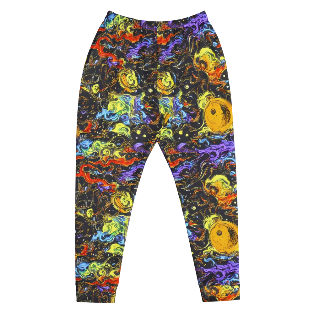 Ultraviolet Ocean on Men's Joggers — Front