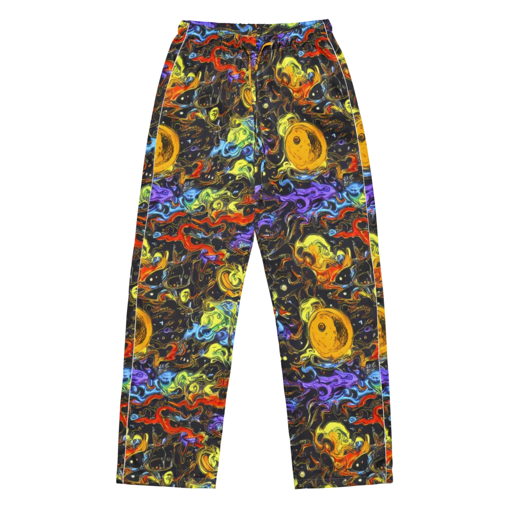 Ultraviolet Ocean on Women's Pajama Pants — Front