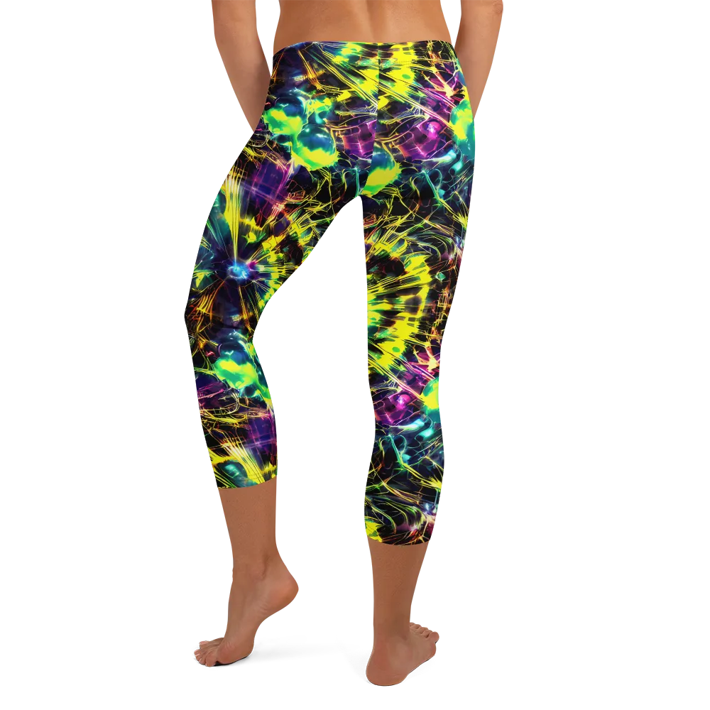Acid Rainfall on Capri Leggings — Back