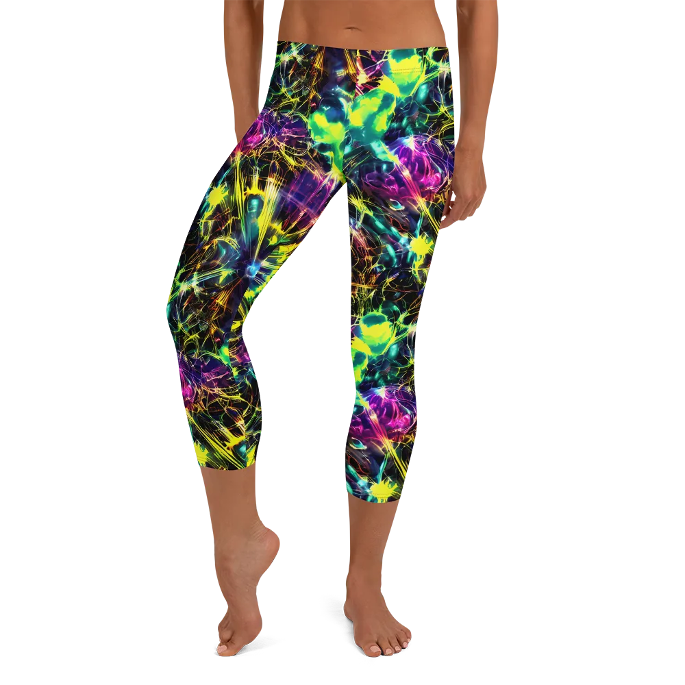 Acid Rainfall on Capri Leggings — Front