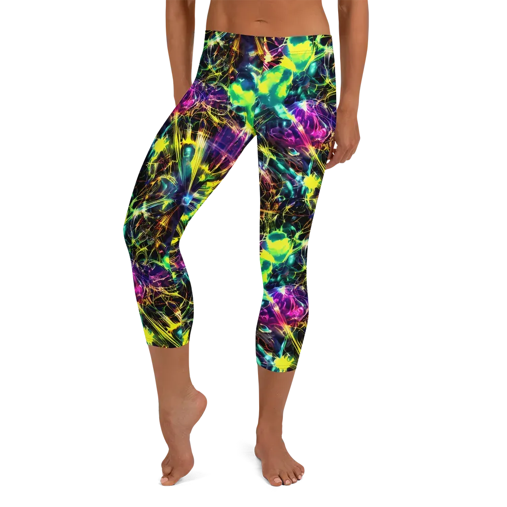 Acid Rainfall on Capri Leggings — Front