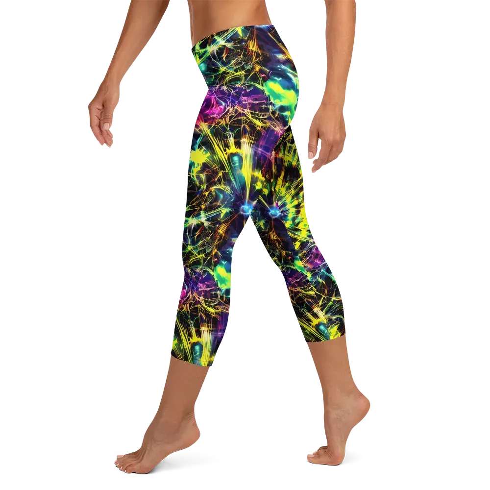 Acid Rainfall on Capri Leggings — Left