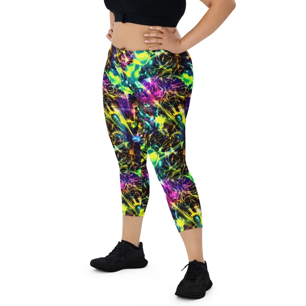 Acid Rainfall on Capri Leggings — Front