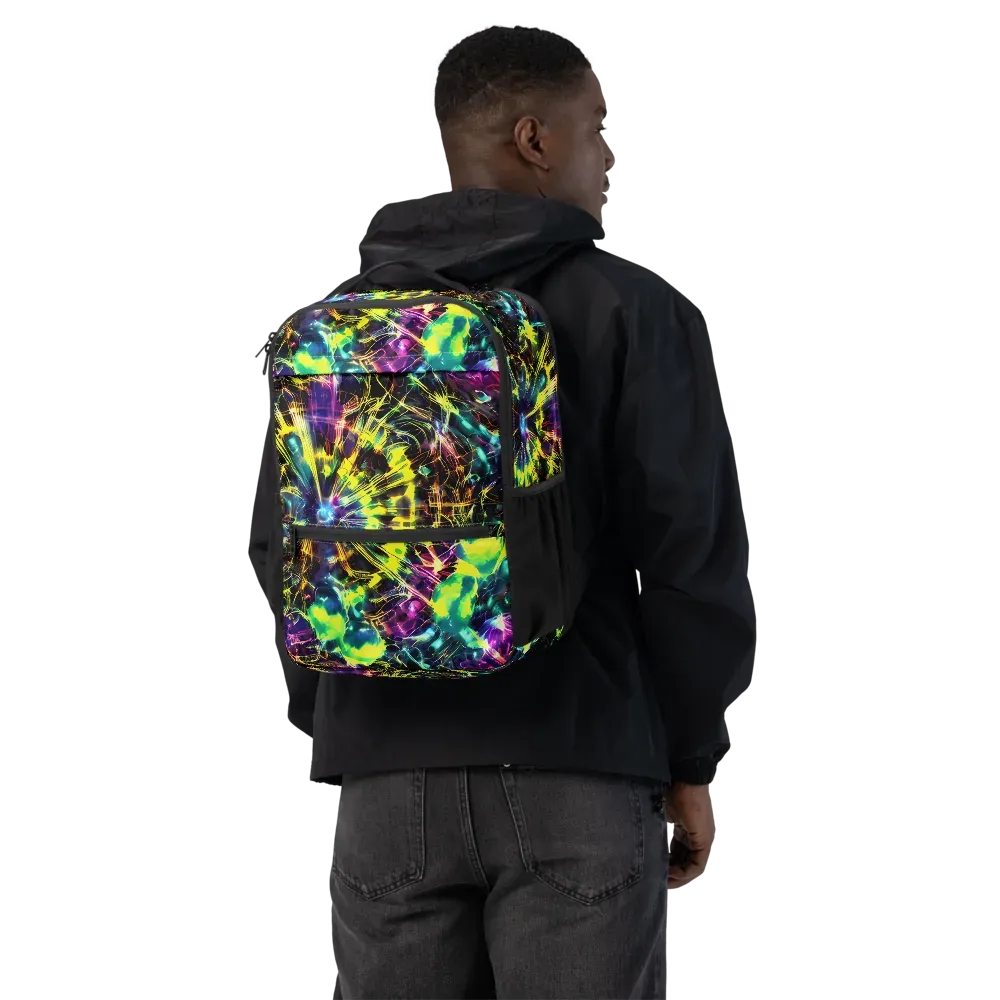 Acid Rainfall on Utility Backpack — Back