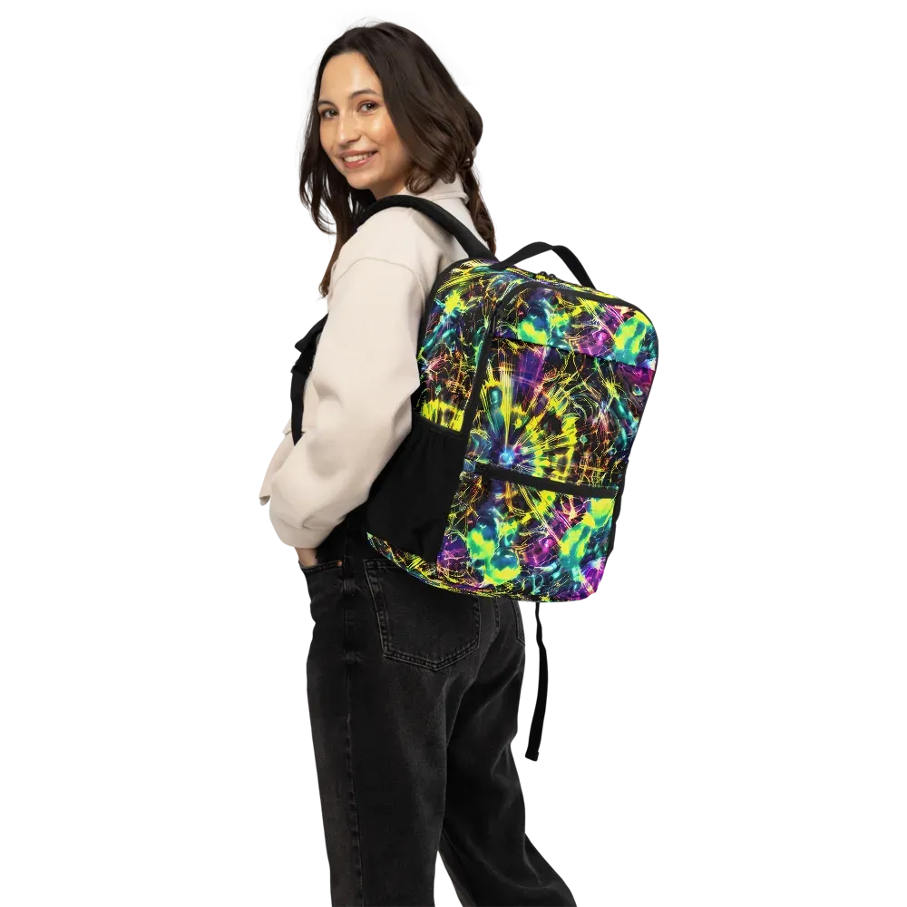 Acid Rainfall on Utility Backpack — Back