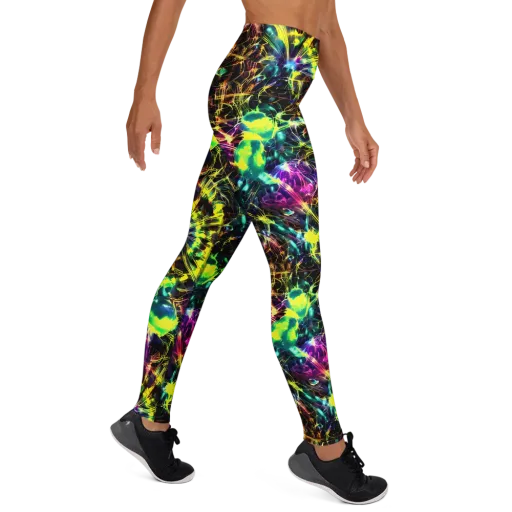 Acid Rainfall on a Yoga Leggings