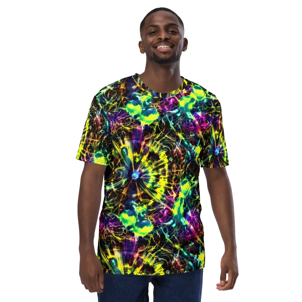 Acid Rainfall on Men's Crew Neck T-Shirt — Front