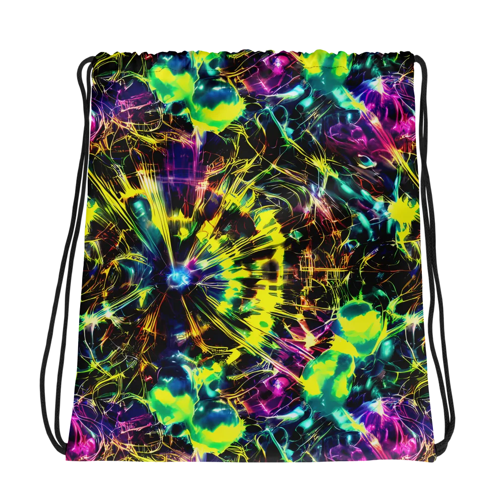 Acid Rainfall on Drawstring Bag — Photo