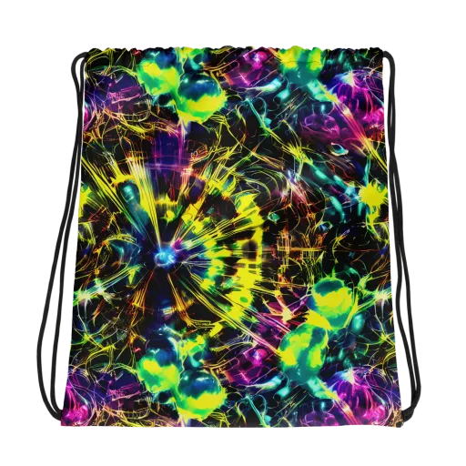 Acid Rainfall on a Drawstring Bag