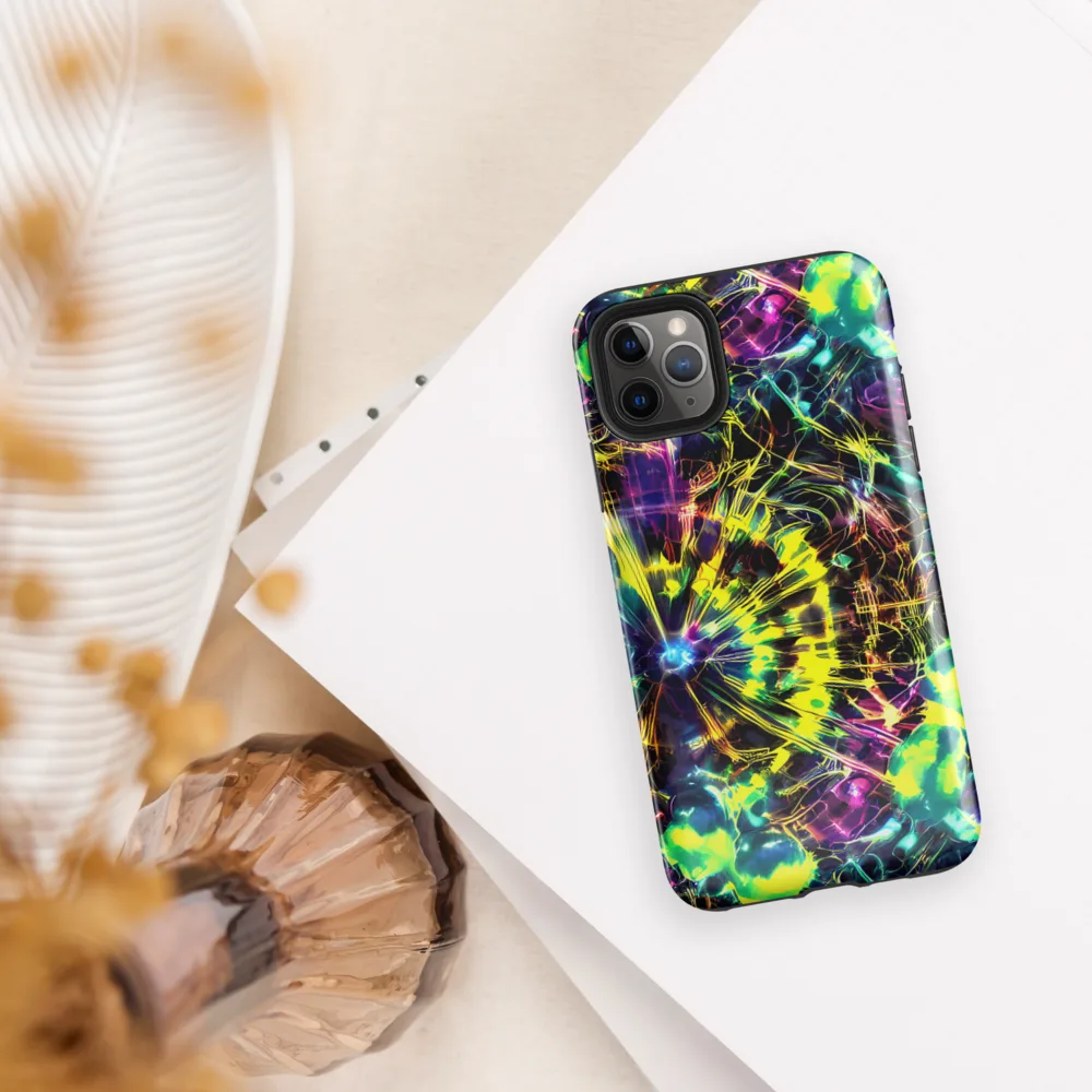 Acid Rainfall on Tough Case for iPhone® — Front