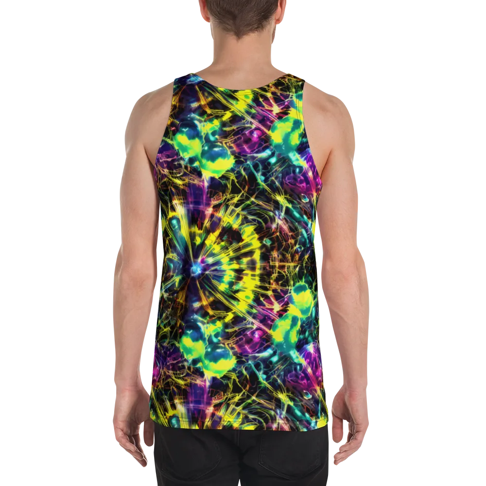 Acid Rainfall on Men's Tank Top — Back