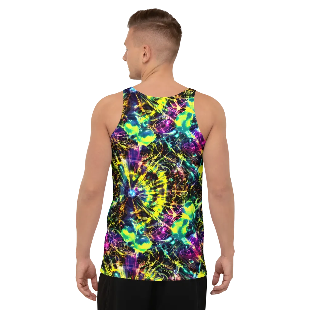 Acid Rainfall on Men's Tank Top — Back